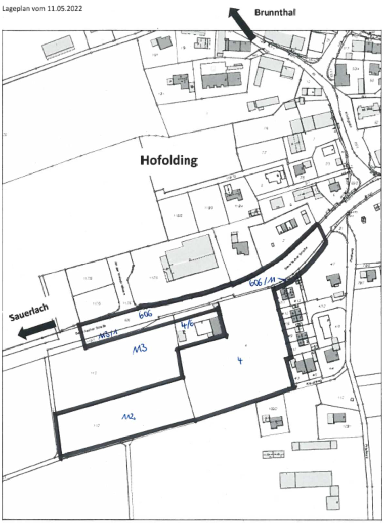 Bebauungsplan Nr. 133 „Seniorenzentrum Hofolding West“,  Hofolding