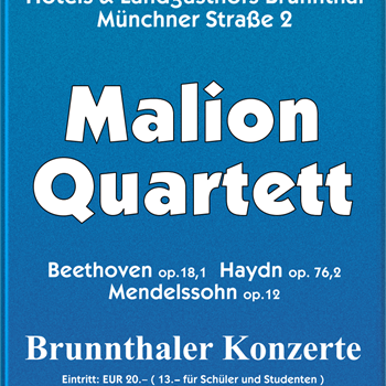 Konzert - Malion Quartett