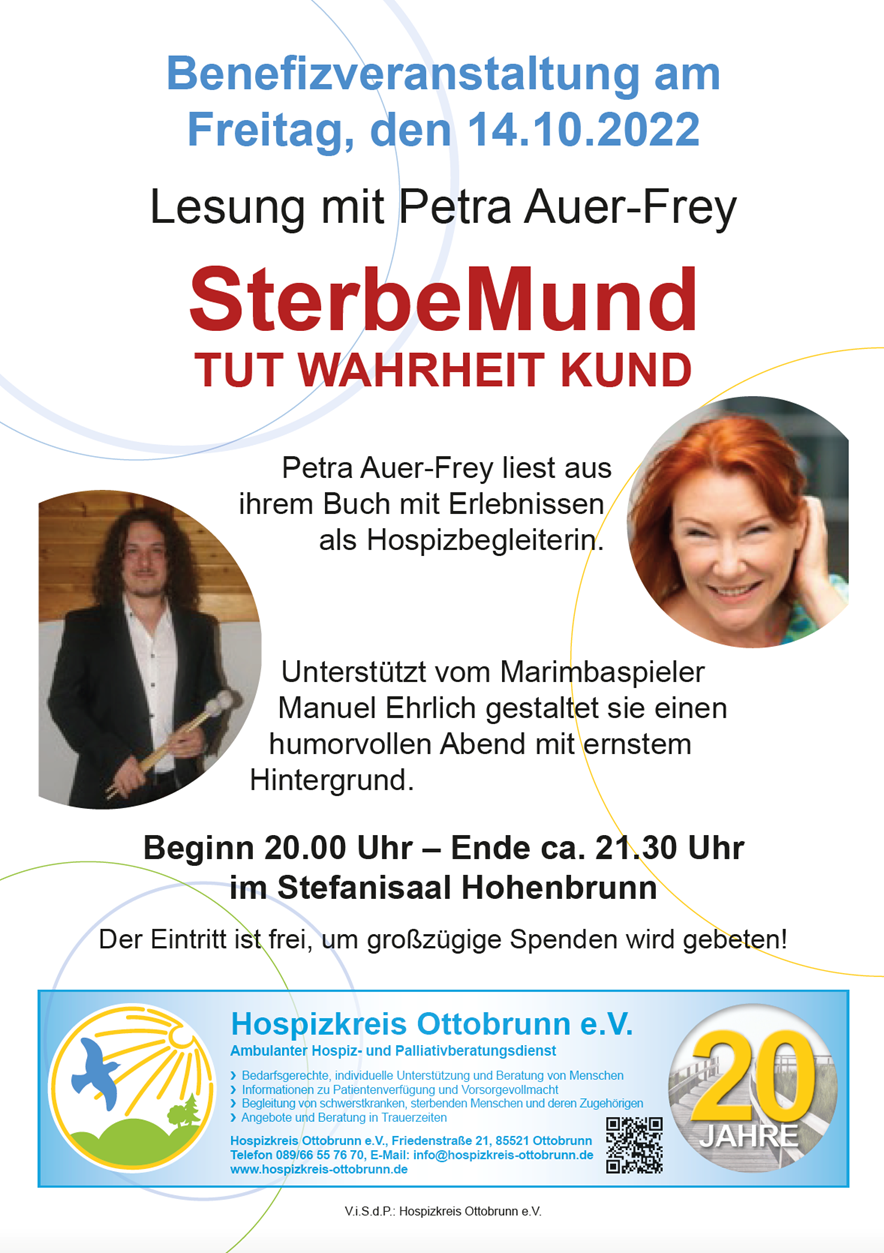 Plakat zur Benefizveranstaltung