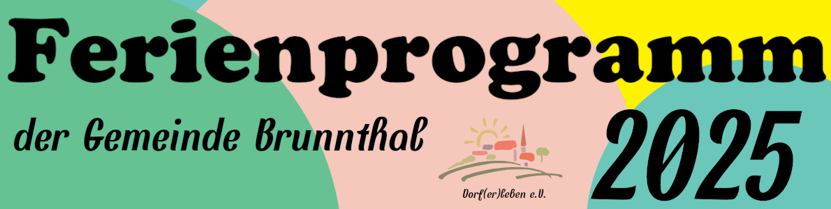 Ferienprogramm Banner 2025 Ferienprogramm Banner 2025