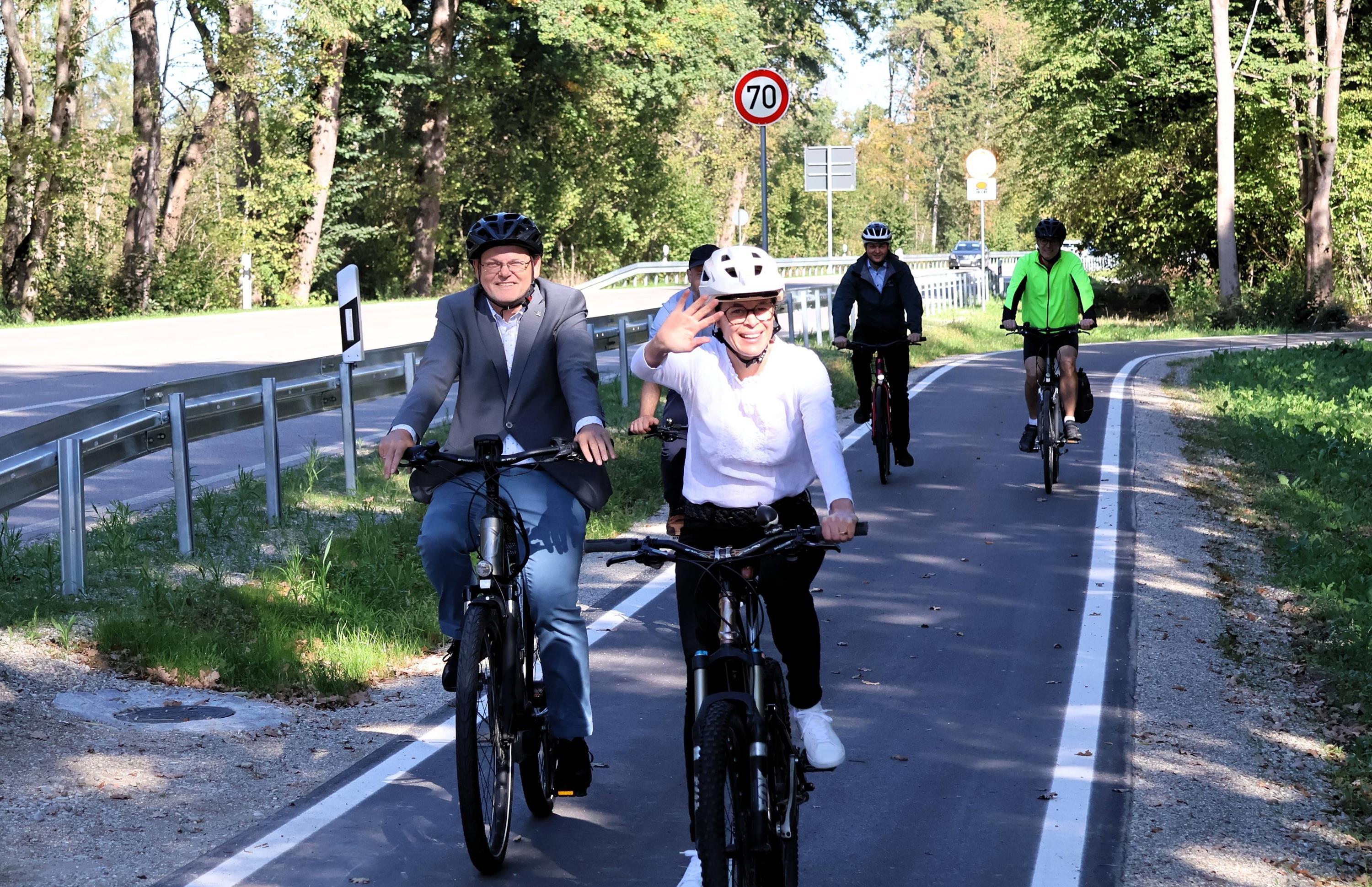 2026-09-28 Eröffnung Geh und Radweg St2573 Testfahrt-1